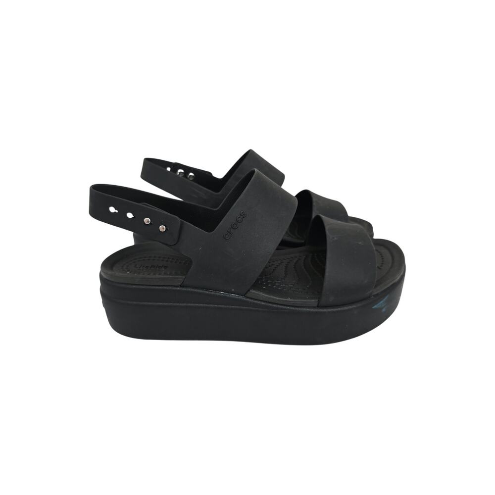 Crocs Brooklyn Platform Sandals Black 7